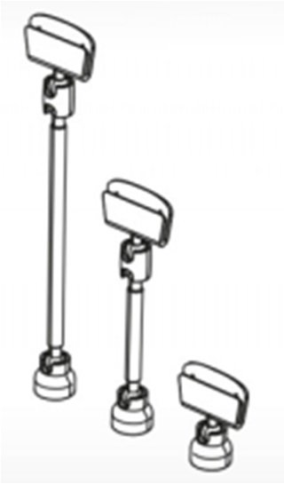 Ценникодержатель на магнитном держателе, прозрачный