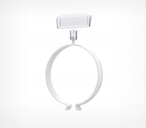 Держатель ценника на колбасу, прозрачный