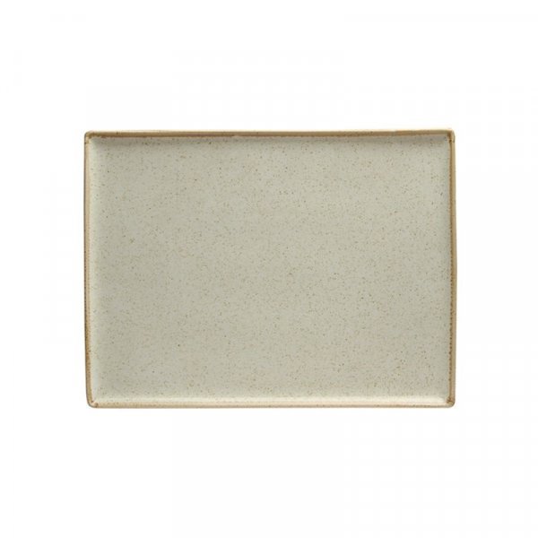 Тарелка прямоугольная Porland Seasons Beige 27х21 см
