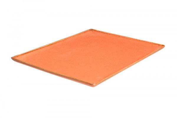 Тарелка прямоугольная Porland Seasons Orange 27х21 см