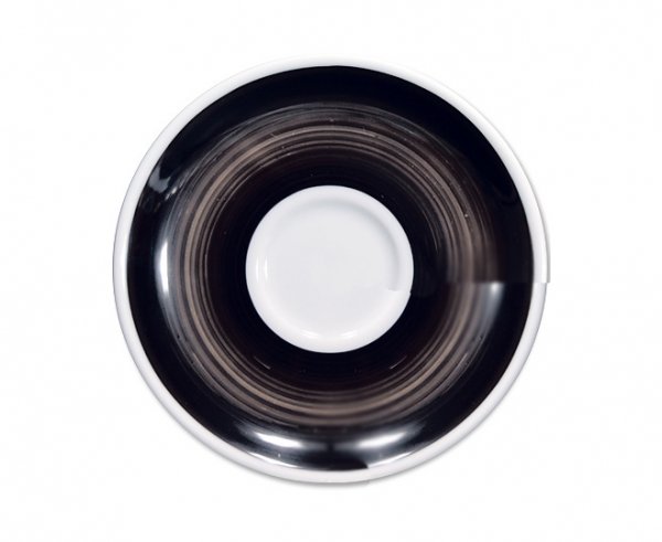 Блюдце Ancap серія Verona Millecolori Black 18 см
