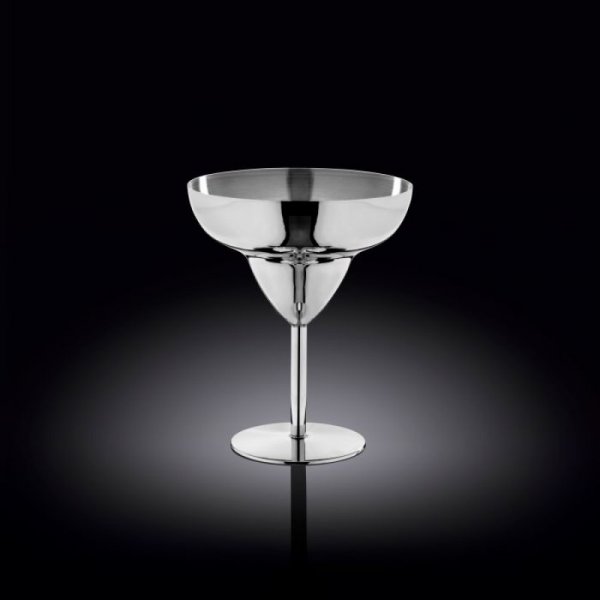 Бокал для коктейля Wilmax St.Steel Silver 300 мл 