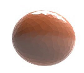 Форма для шоколаду Chocolate World Лінза з гранями 2х7 г 35х8,5 мм