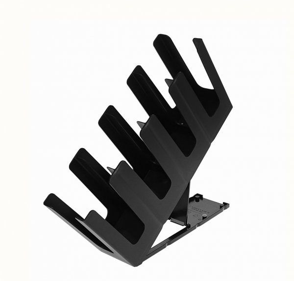 Диспенсер для склянок з підставкою 45х24х12 см чорний