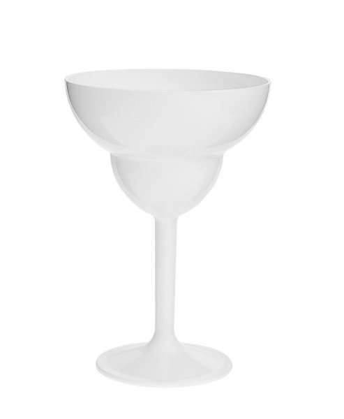 Келих для маргарити з полікарбонату білий 350 мл