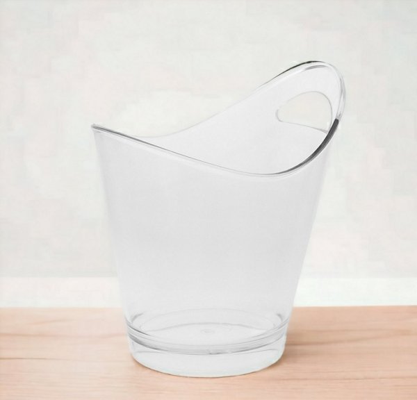 Ведро для льда из полистирола прозрачное 6 л