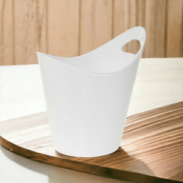 Відро для льоду з полістиролу біле 6 л