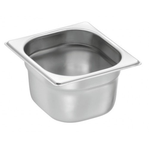 Гастроемкость из нержавеющей стали Ateco GN1/6-100