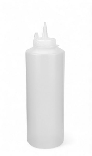 Бутылка для соуса без мерной шкалы прозрачная 1000 мл