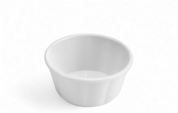 Соусник із полікарбонату круглий білий 80 мл 71 мм