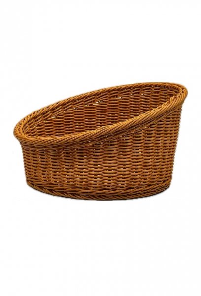 Кошик крулий зкошені стінки 35×10×20 см