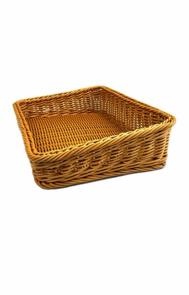 Корзина прямоугольная скошенные стенки 40×28×6×10 см