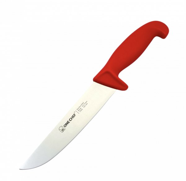 Ніж для обробки м'яса One Chef 16,5 см червоний