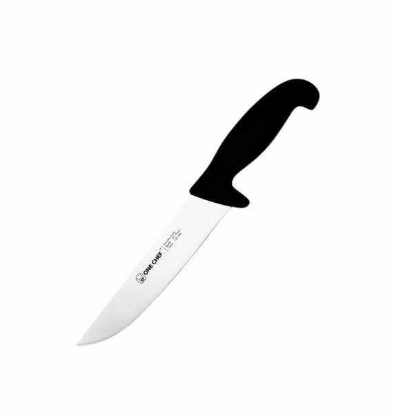 Нож для обработки мяса One Chef 16,5 см черный 