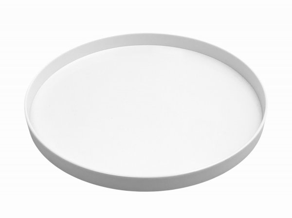 Поднос из меламина круглый 35 см белый