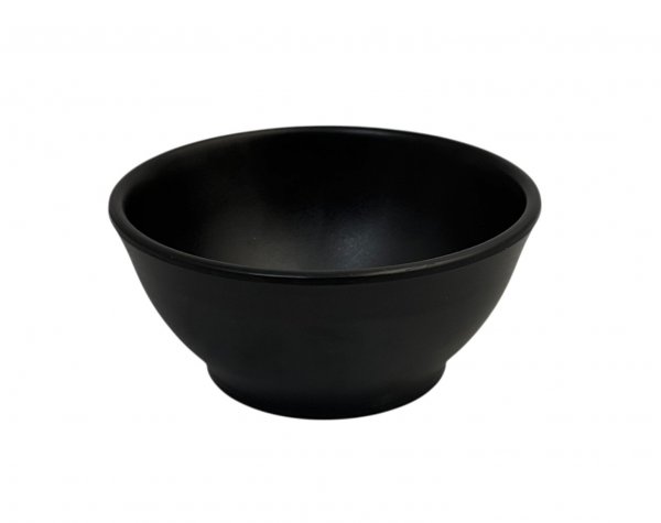 Салатник из меламина 280 мл черный матовый