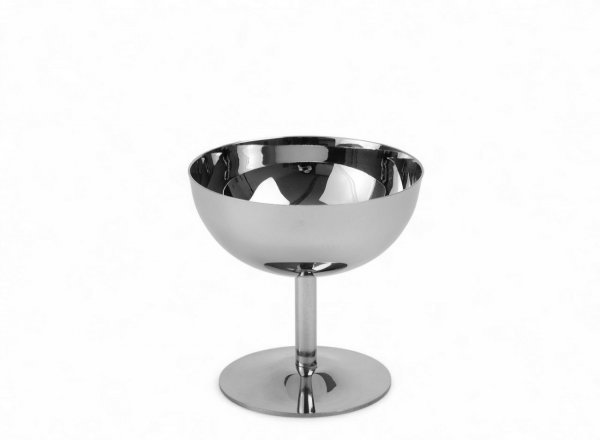 Креманка на ножке из нержавеющей стали 350 мл