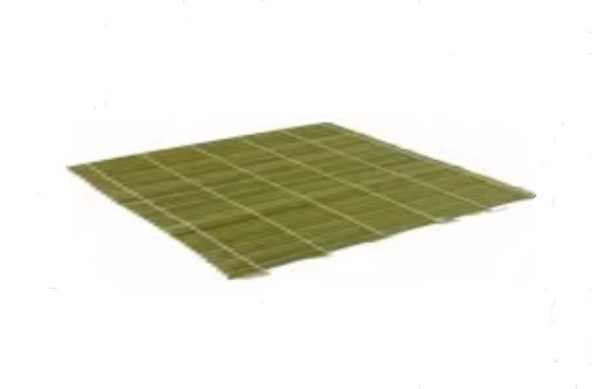 Бамбуковий килимок для суші 24х24 см зелений