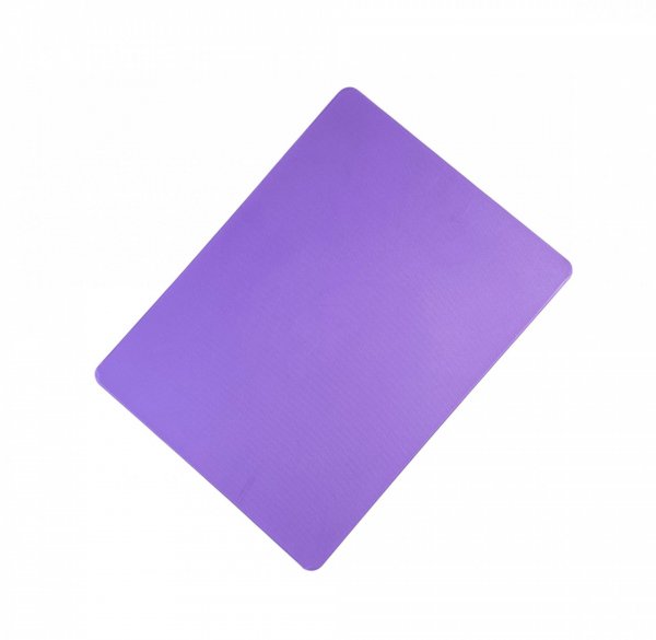 Доска разделочная двусторонняя LDPE 400×300×10 мм фиолетовая
