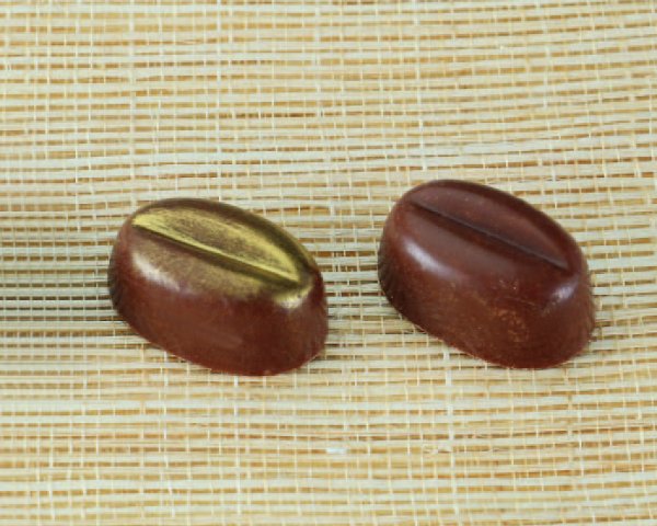 Форма для шоколада поликарбонатная Кофейные зерна 42 шт