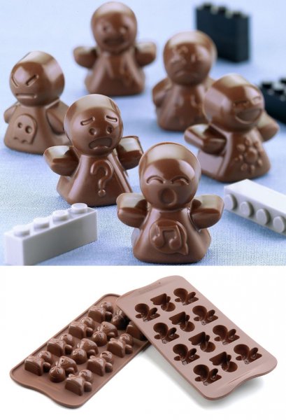 Форма силіконова для шоколаду Silikomart MOOD 8 мл 34х33х17 мм