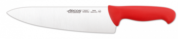 Ніж кухарський Arcos "2900" червоний 250 мм