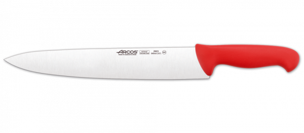 Ніж кухарський Arcos "2900" червоний 300 мм