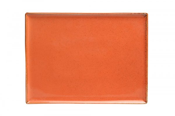Тарелка прямоугольная Porland Seasons Orange 27х21 см