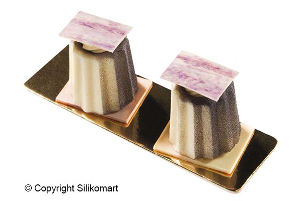 Форма силиконовая для десертов Silikomart MINI CANNELE  35х35 мм