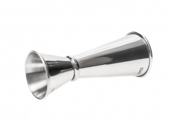 Джиггер из нержавеющей стали высокий 25/50 мл