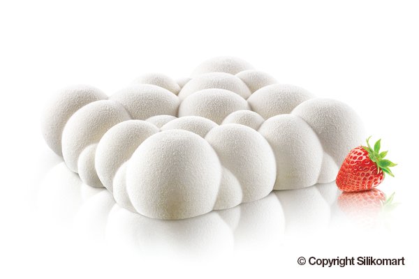 Форма силиконовая для десертов Silikomart CLOUD 1600 мл 200x200х55 мм