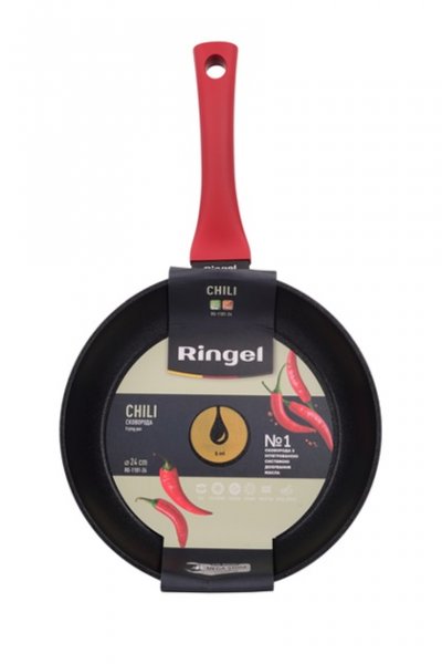 Сковорода глубокая RINGEL Chili 24 см б/крышки