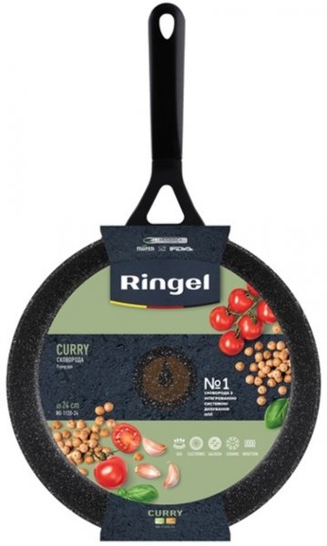 Сковорода глубокая Ringel Curry 24 см б/крышки