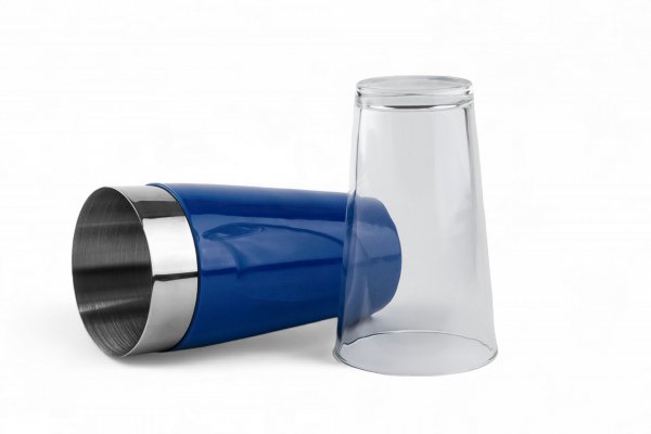 Шейкер Boston 800/500 мл синий