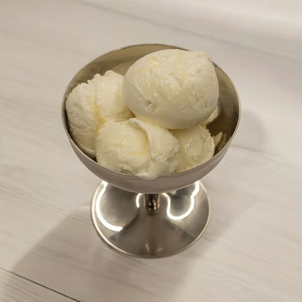 Креманка на ножке из нержавеющей стали 350 мл