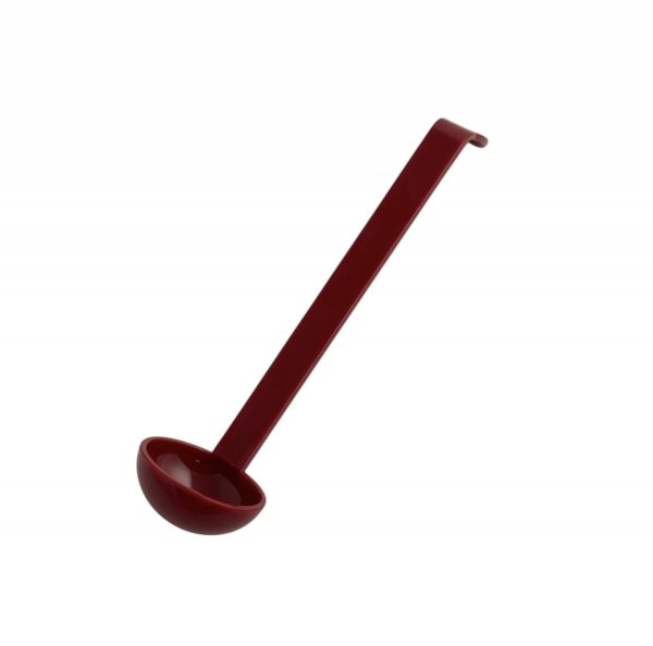 Половник из поликарбоната красный 24 см