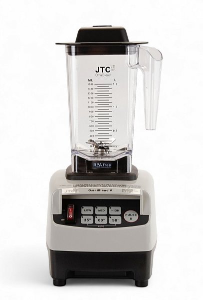 Чаша для блендера JTC 1,5л BPA Free прозора пряма з мадлером