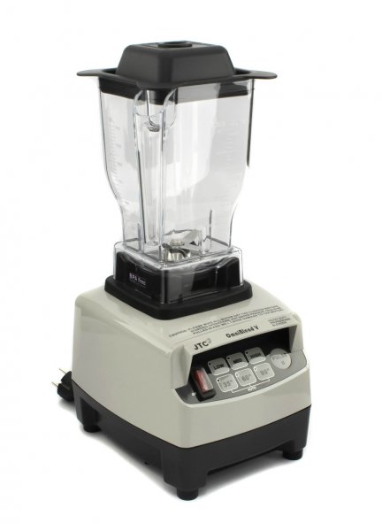 Чаша для блендера JTC 1,5 л BPA Free прозора вигнута з мадлером