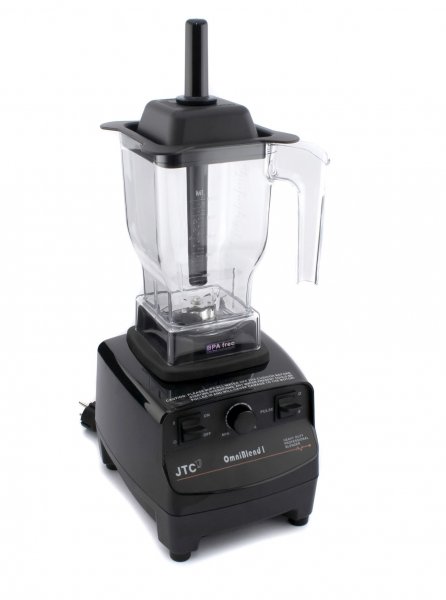 Чаша для блендера JTC 1,5 л BPA Free прозора вигнута з мадлером