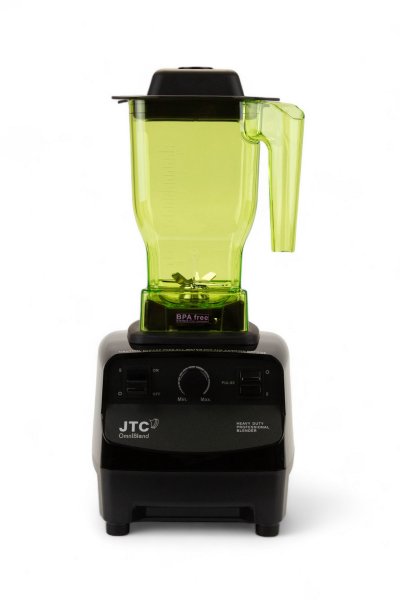Чаша для блендера JTC 1,5 л BPA Free зелена вигнута з мадлером