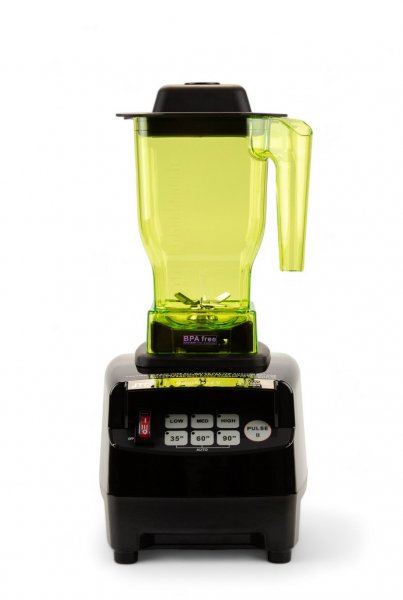 Чаша для блендера JTC 1,5 л BPA Free зелена вигнута з мадлером