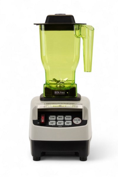 Чаша для блендера JTC 1,5 л BPA Free зелена вигнута з мадлером