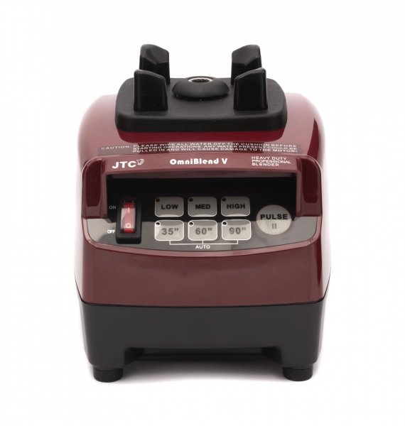 Высокомощный профессиональный блендер JTC OmniBlend V TM-800B 1,5 л бордовый