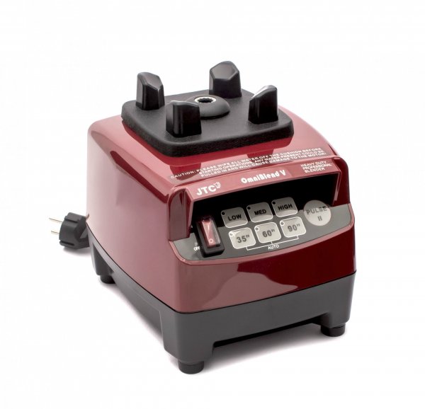 Высокомощный профессиональный блендер JTC OmniBlend V TM-800B 1,5 л бордовый