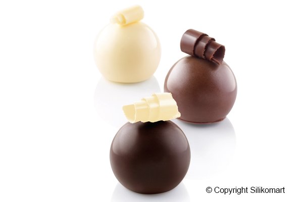 Форма силиконовая для десертов Silikomart TRUFFLES 20 мл 32х28 мм